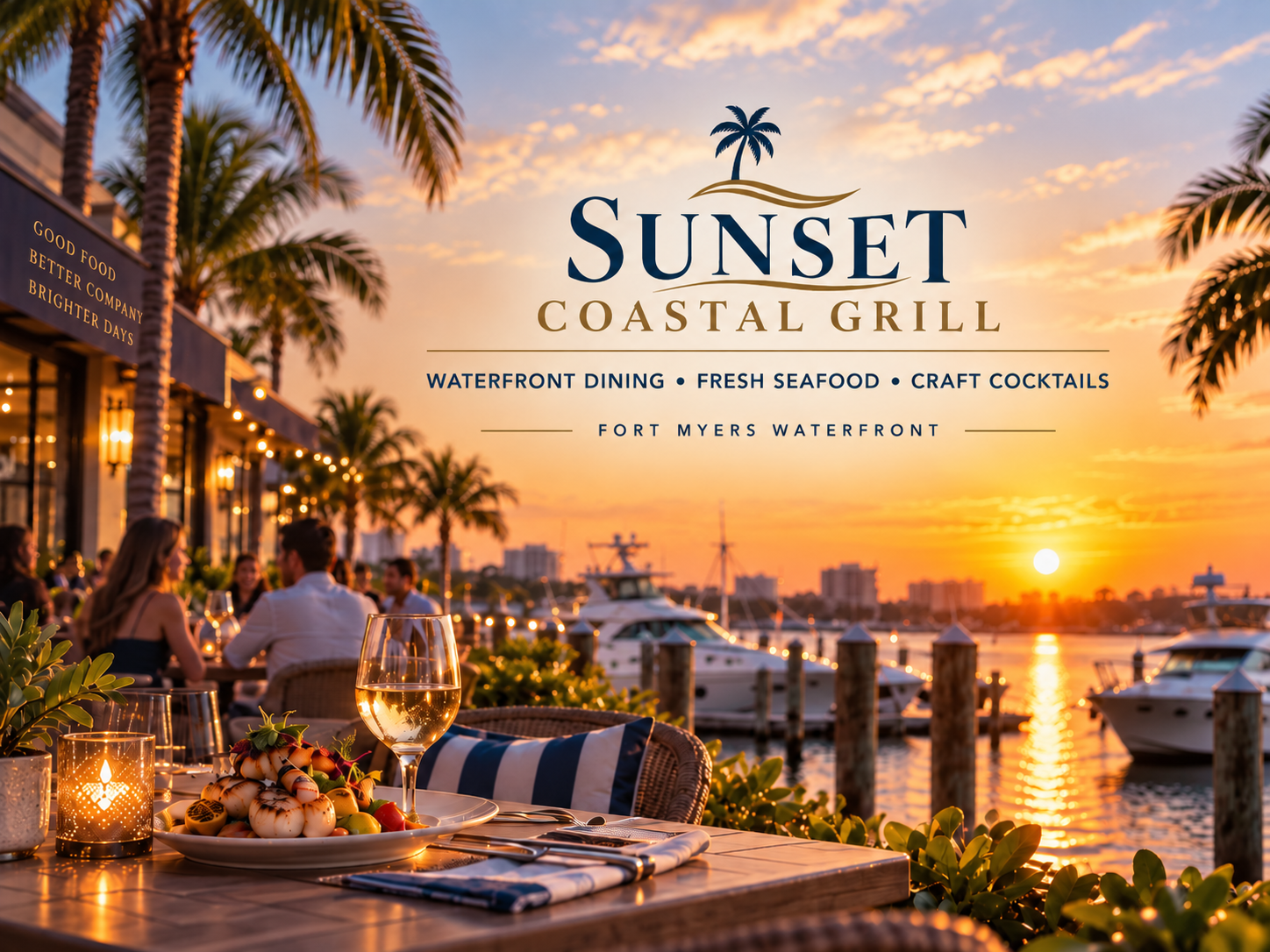 Sunset Coastal Grill (DEMO) — Dining & Drinks advertisement